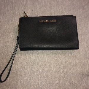 Michael Kors Black Wristlet
